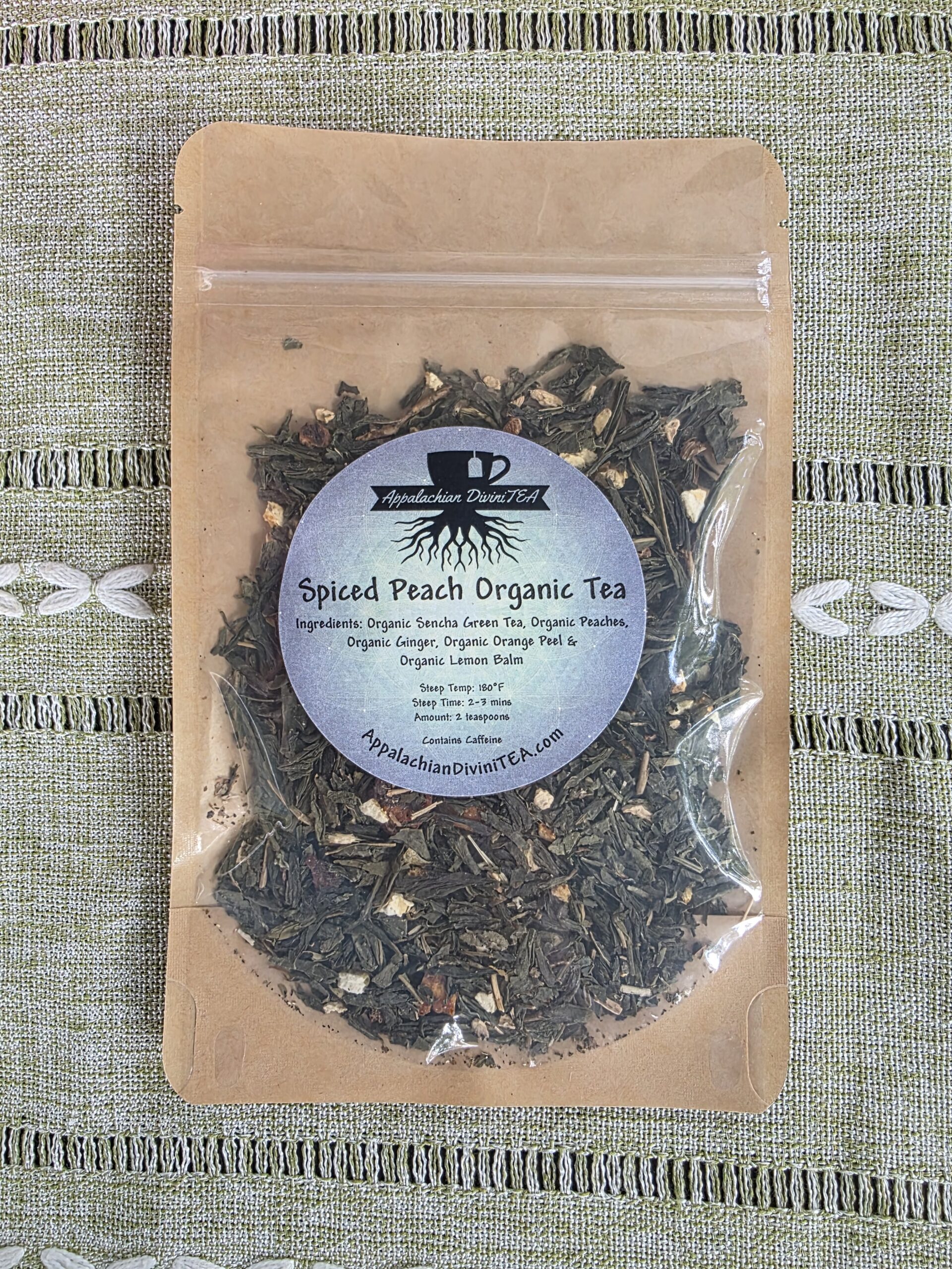 Spiced Peach Organic Tea - Image 2