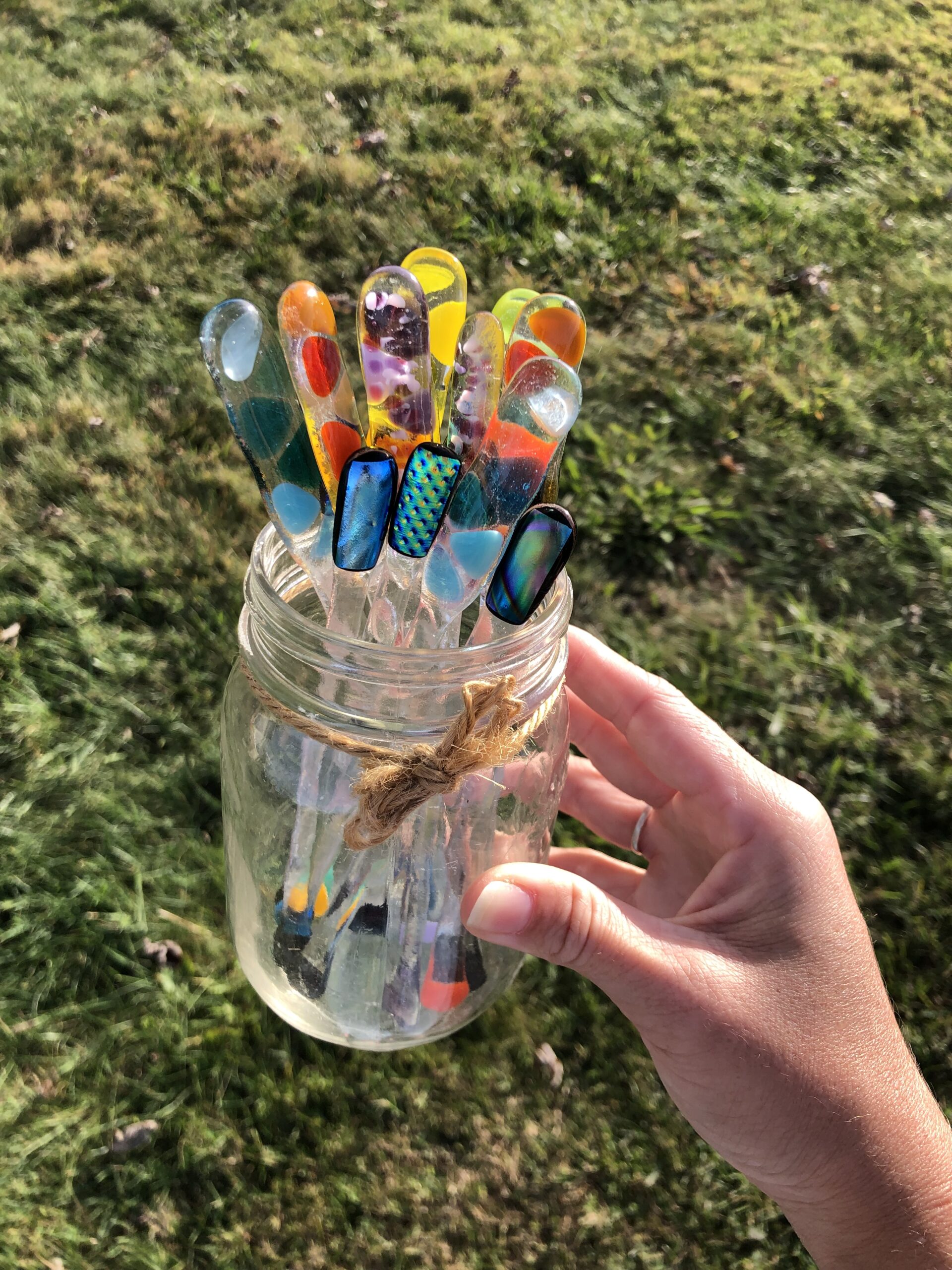 Handmade Glass Stir Stick