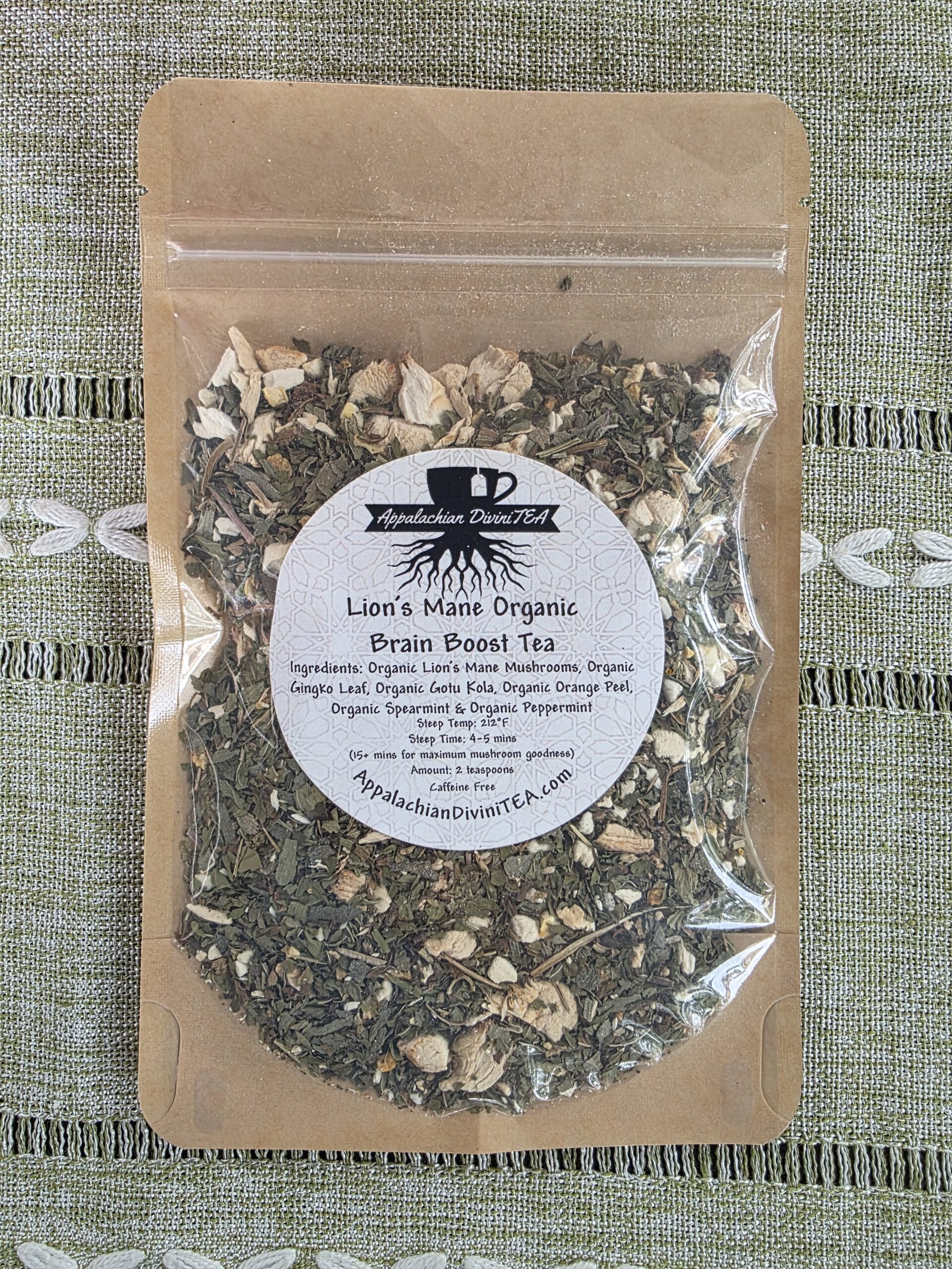 Lion's Mane Organic Brain Boost Tea - Image 2
