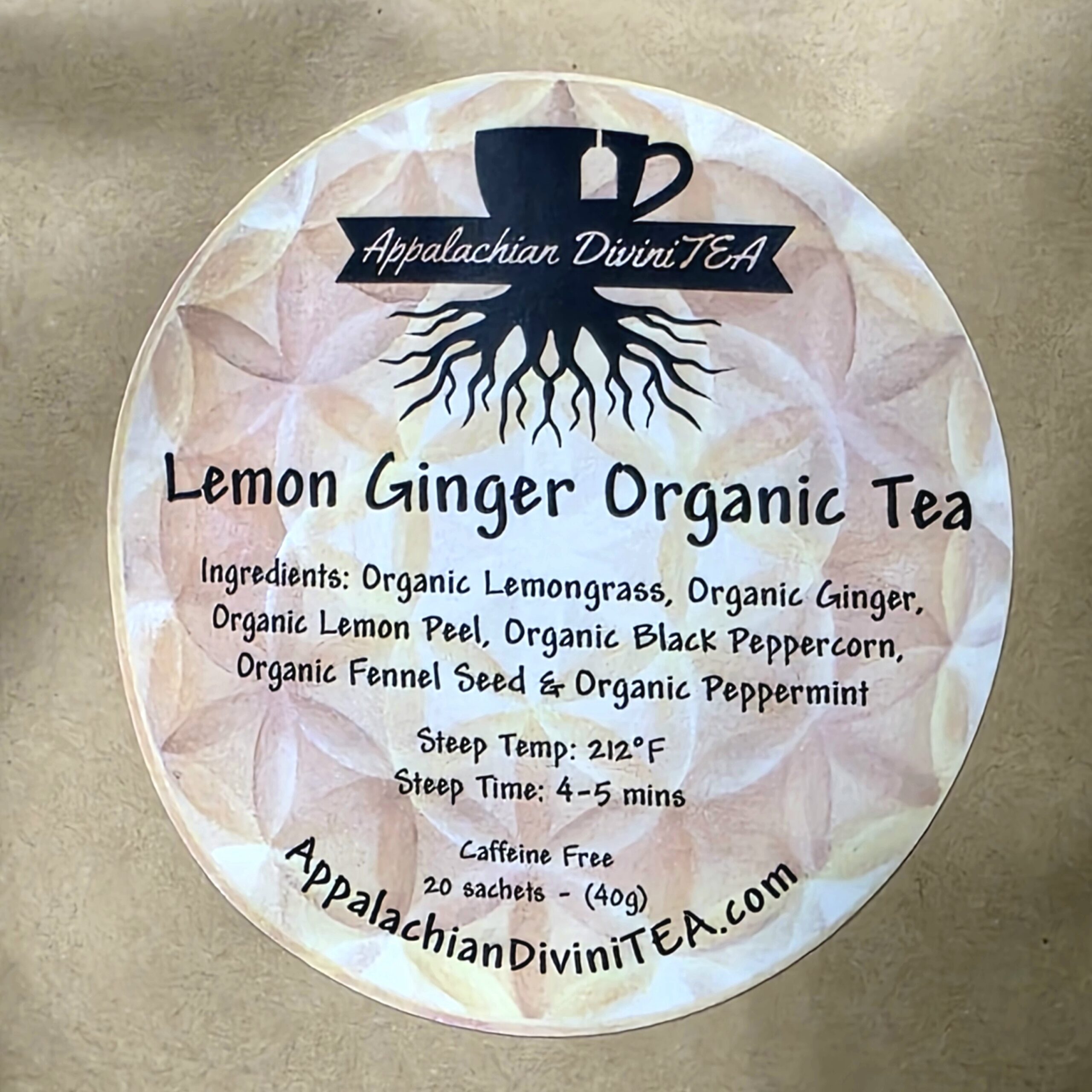 Lemon Ginger Organic Tea - Image 3
