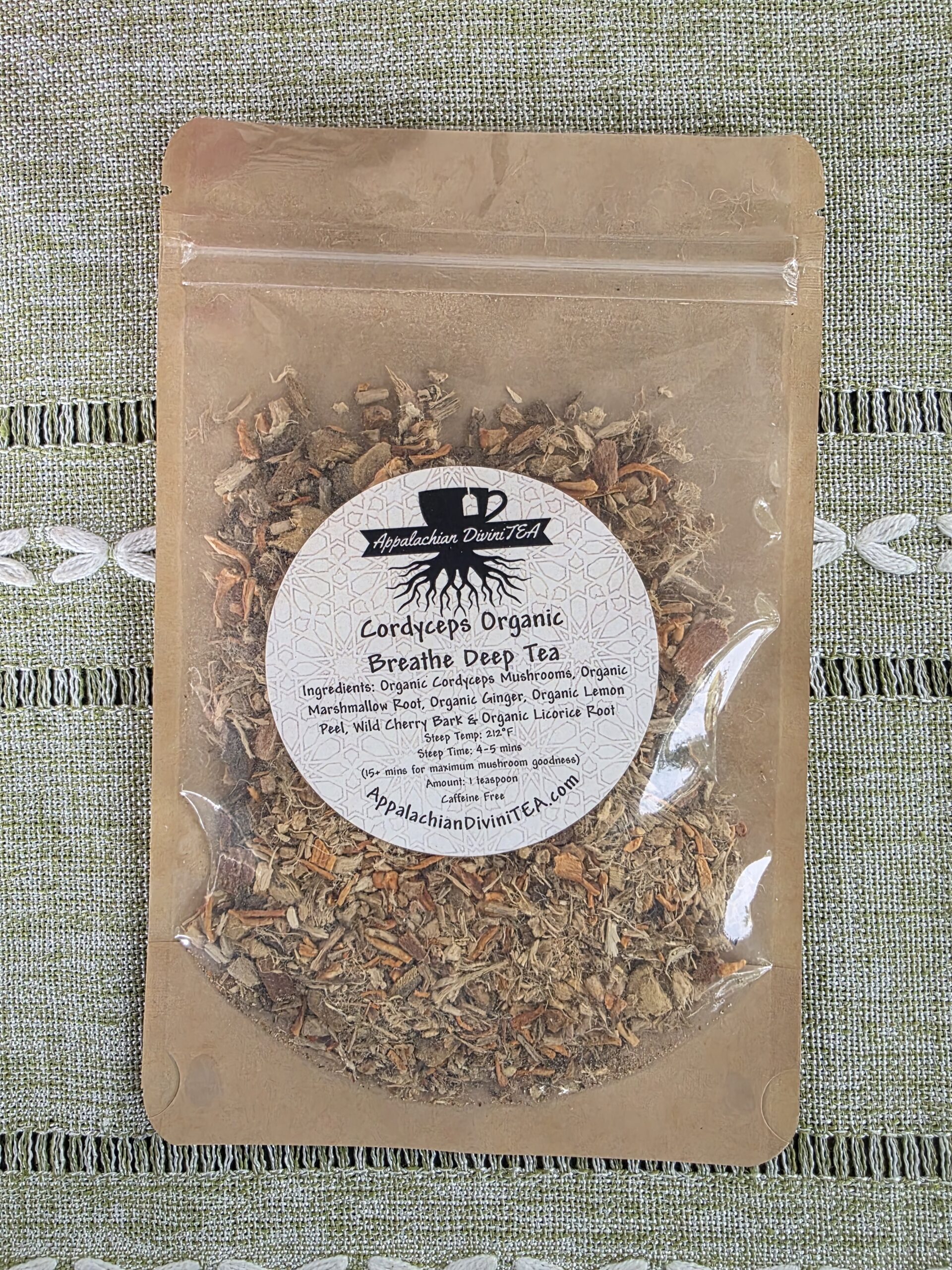 Cordyceps Organic Breathe Deep Tea - Image 2