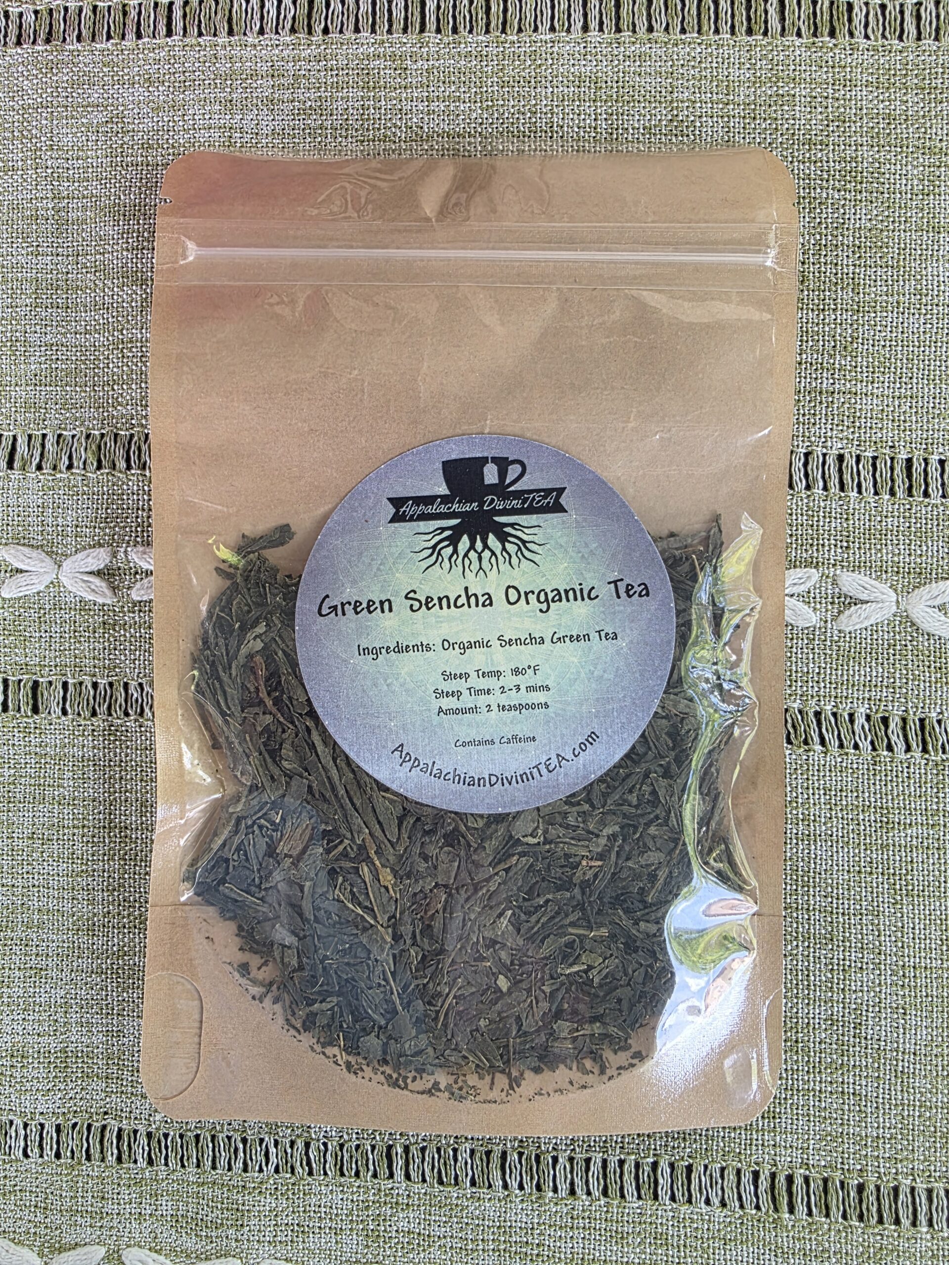 Green Sencha Organic Tea - Image 2