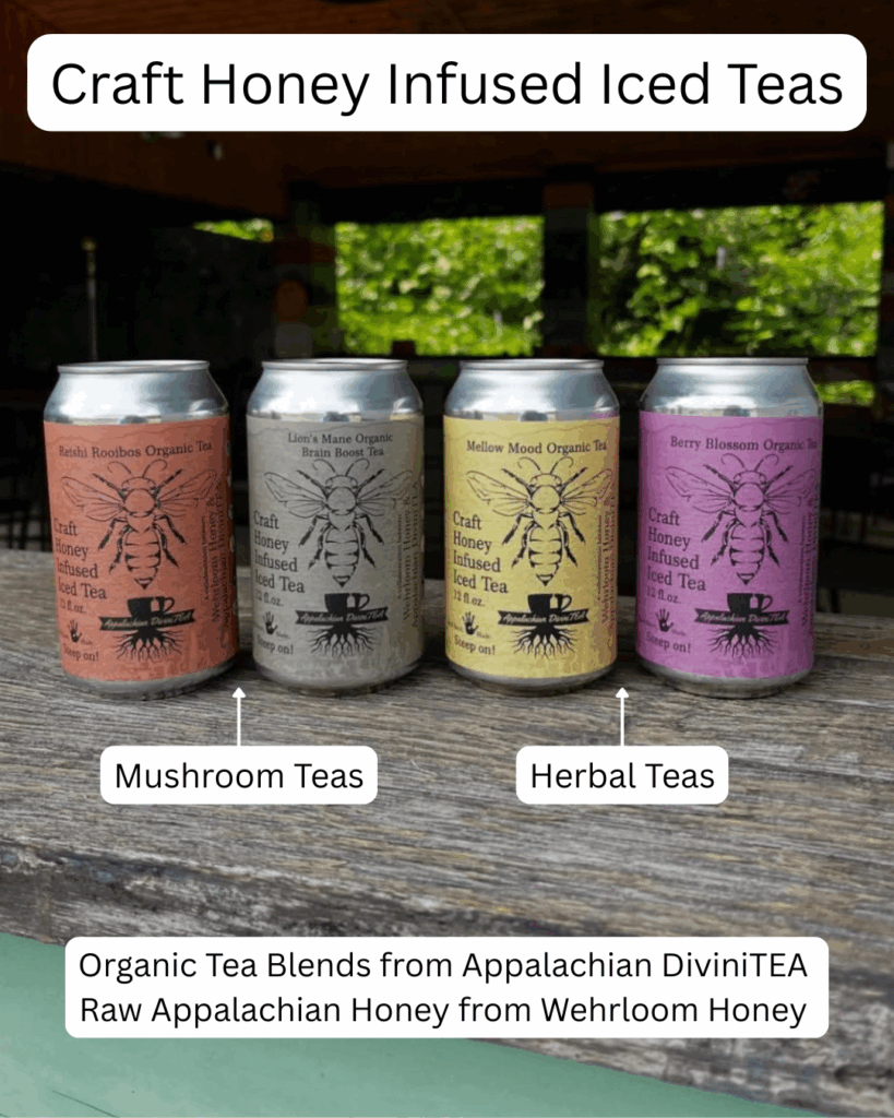 Craft Honey Infused Iced Tea Cans - Appalachian DiviniTEA